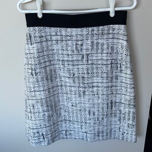 Escada Sport Black & White Tweed Skirt